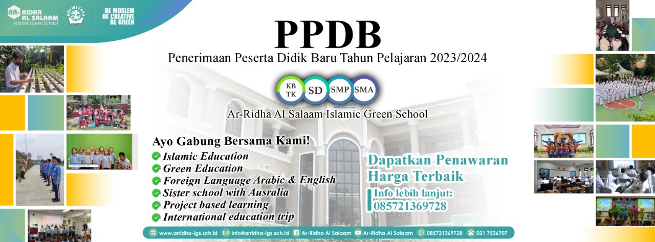 ACADEMIC PROGRAM – Ar-Ridha Al Salaam Islamic Green School